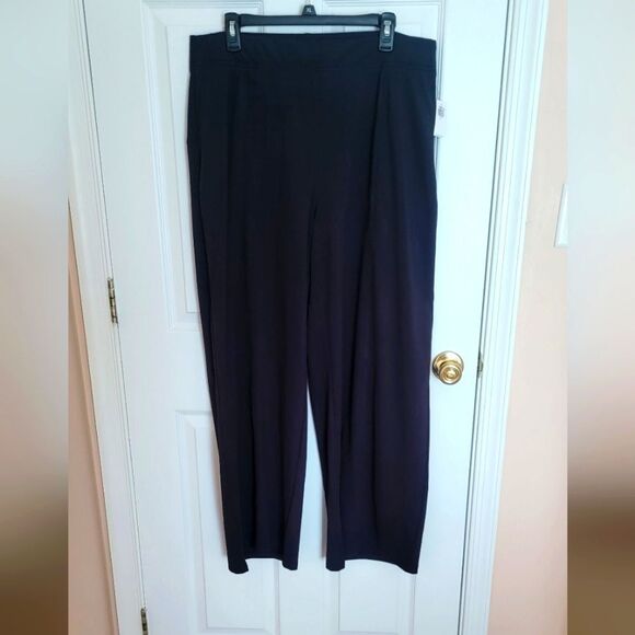 Old Navy NWTS Pull OnBlack Wide-Leg Pants Size XLT - Picture 1 of 4